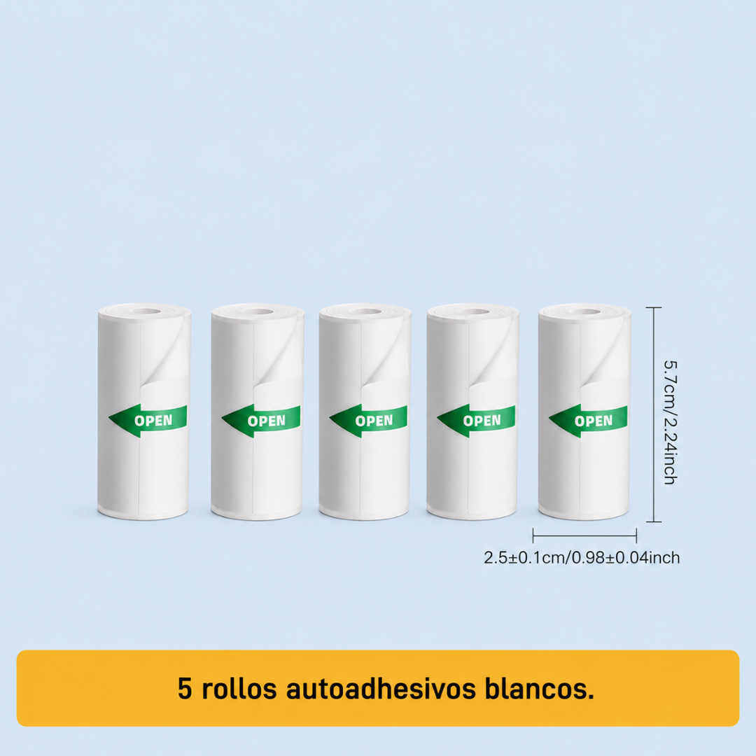 Mini impresora térmica portátil inalámbrica