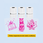 Papel Térmico Adhesivo de Colores para Mini Impresora