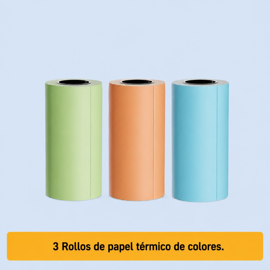 Mini impresora térmica portátil inalámbrica