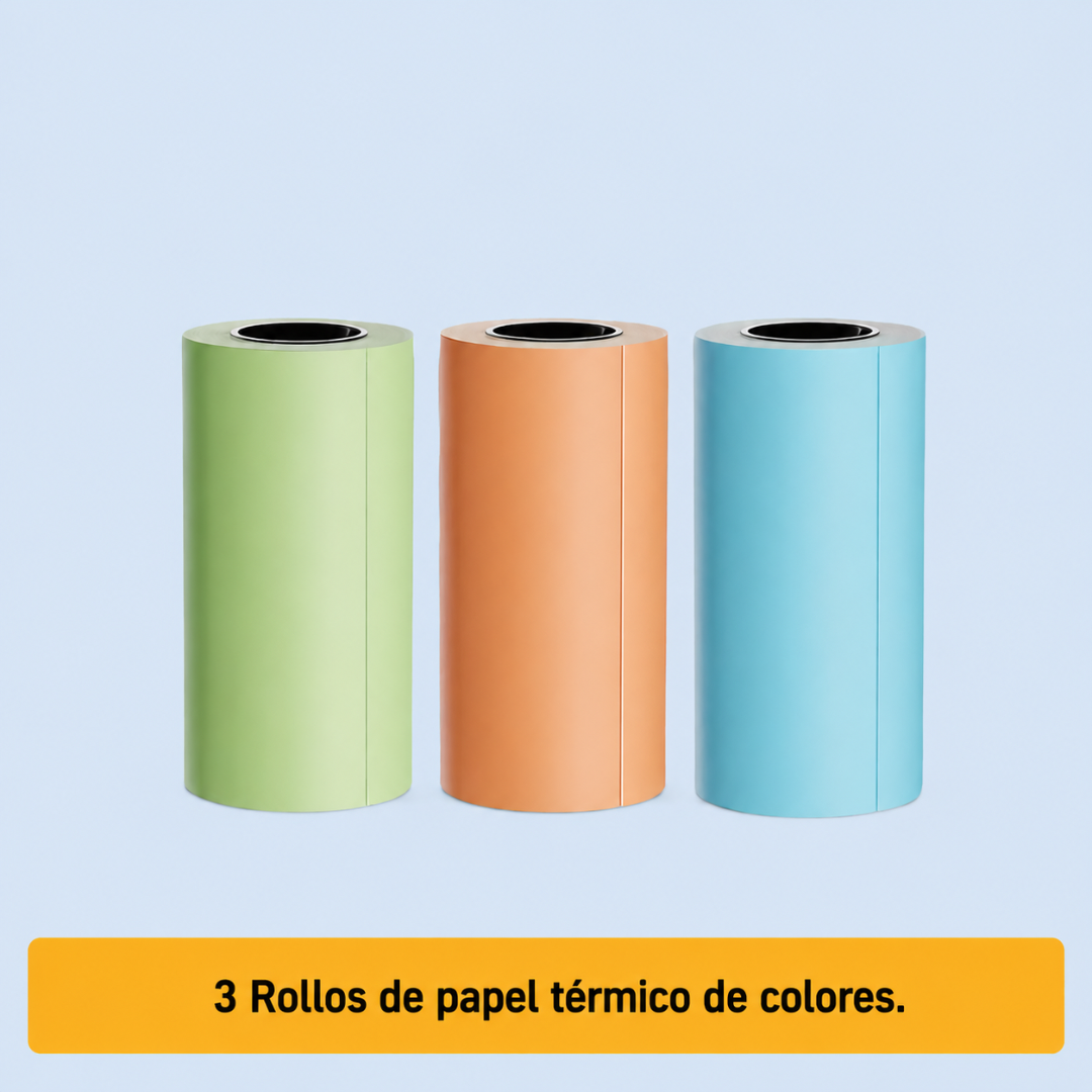 Mini impresora térmica portátil inalámbrica