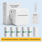 Mini impresora térmica portátil inalámbrica