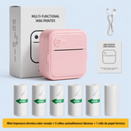 Mini impresora térmica portátil inalámbrica