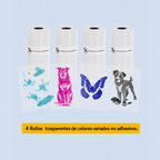 Papel Térmico Adhesivo de Colores para Mini Impresora