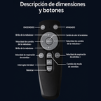 Proyector Astronauta Galaxia LED