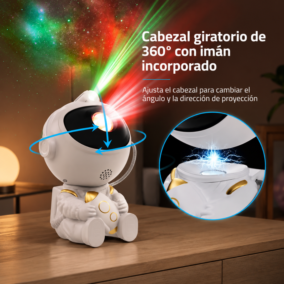 Proyector Astronauta Galaxia LED