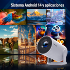 Proyector Inteligente Magcubic HY300 Pro+ – Cine en Casa con Android 14, WiFi 6 y Bluetooth 5.4