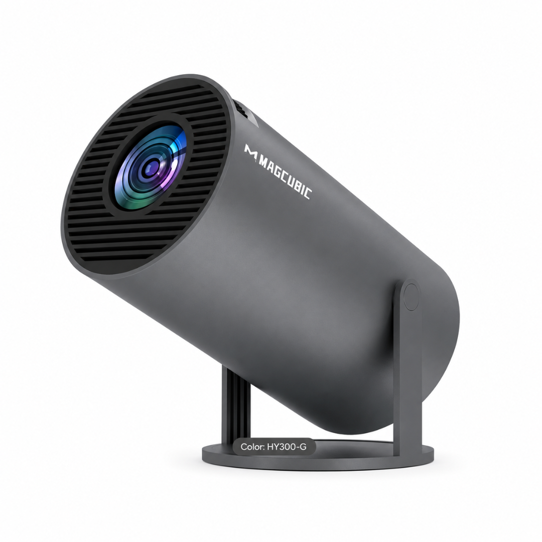 Proyector Inteligente Magcubic HY300 Pro+ – Cine en Casa con Android 14, WiFi 6 y Bluetooth 5.4