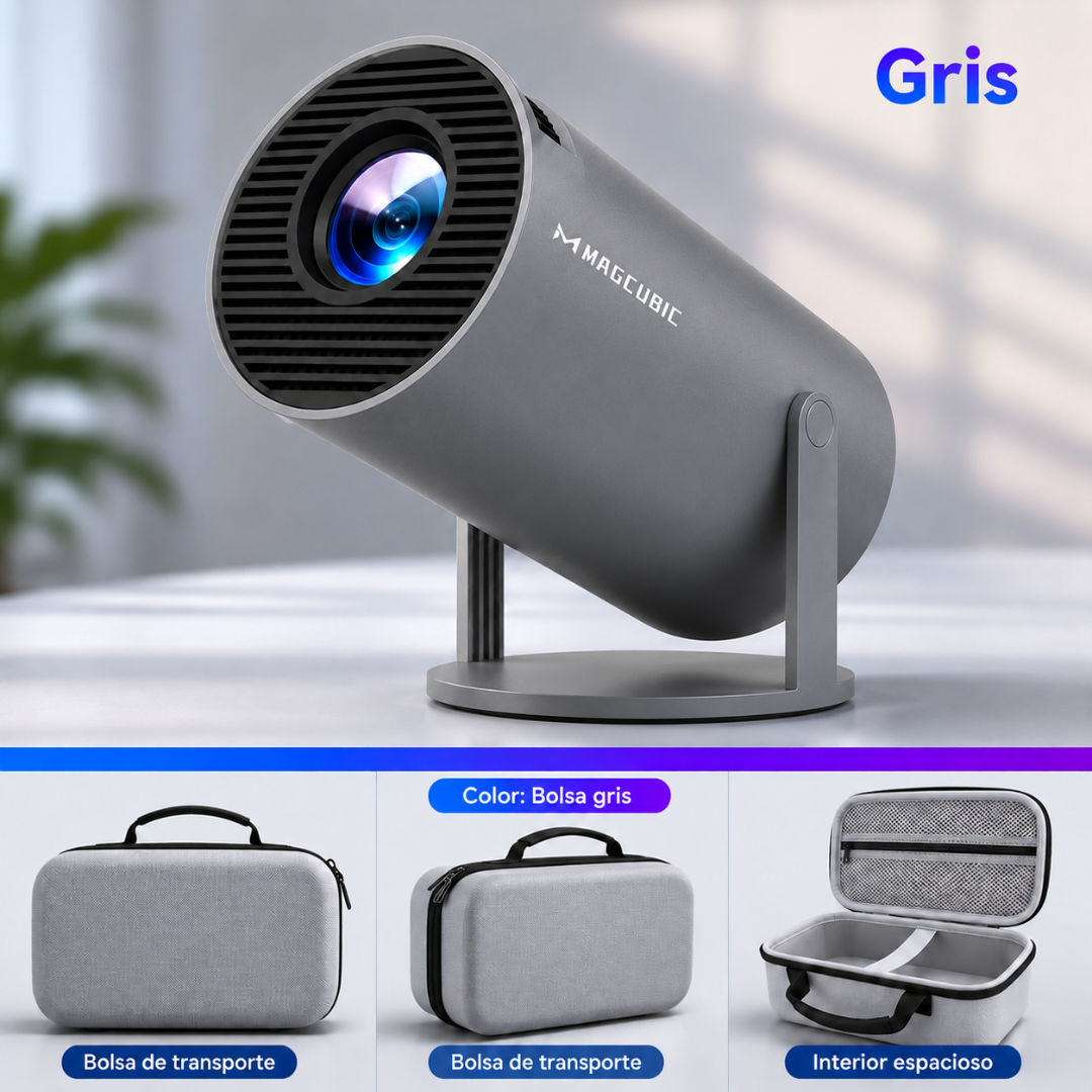 Proyector Inteligente Magcubic HY300 Pro+ – Cine en Casa con Android 14, WiFi 6 y Bluetooth 5.4
