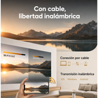 Proyector Inteligente Magcubic HY300 Pro+ – Cine en Casa con Android 14, WiFi 6 y Bluetooth 5.4